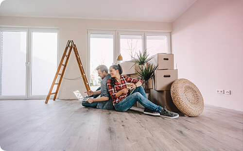 Savings Free Products and Services woman